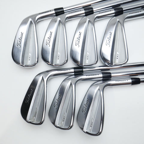 Used Titleist T100 2023 Iron Set / 4 - PW / Stiff Flex