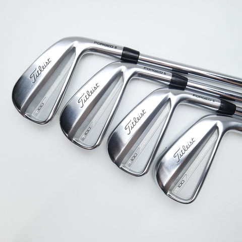 Used Titleist T100 2023 Iron Set / 4 - PW / Stiff Flex