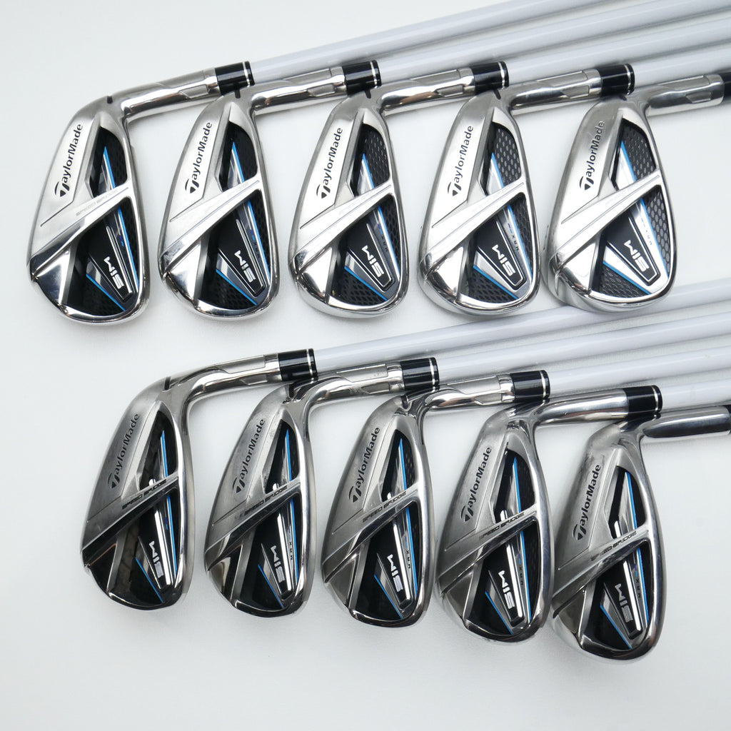 Used TaylorMade SIM Max Iron Set / 4 - SW + AW + LW / Ladies Flex