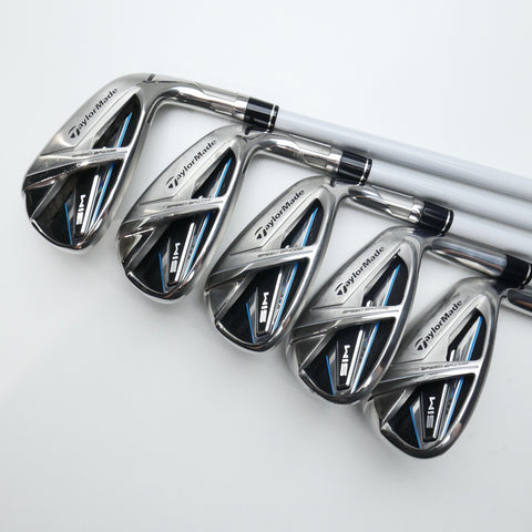 Used TaylorMade SIM Max Iron Set / 4 - SW + AW + LW / Ladies Flex