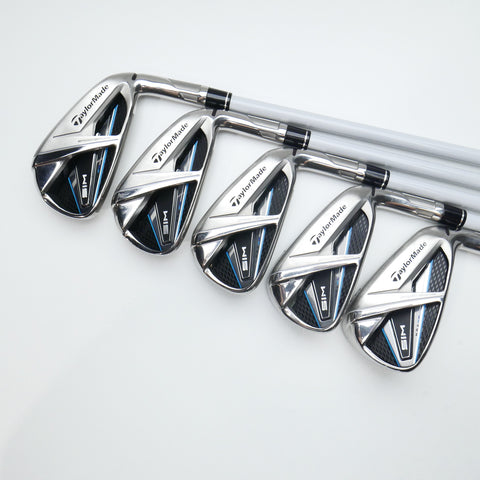 Used TaylorMade SIM Max Iron Set / 4 - SW + AW + LW / Ladies Flex