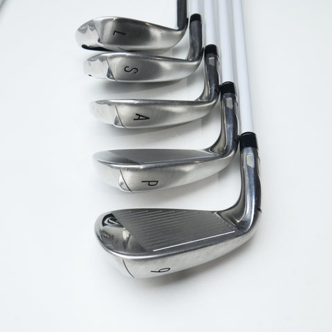 Used TaylorMade SIM Max Iron Set / 4 - SW + AW + LW / Ladies Flex