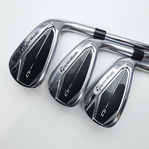 Used TaylorMade Qi Iron Set / 5 - PW + AW / Stiff Flex