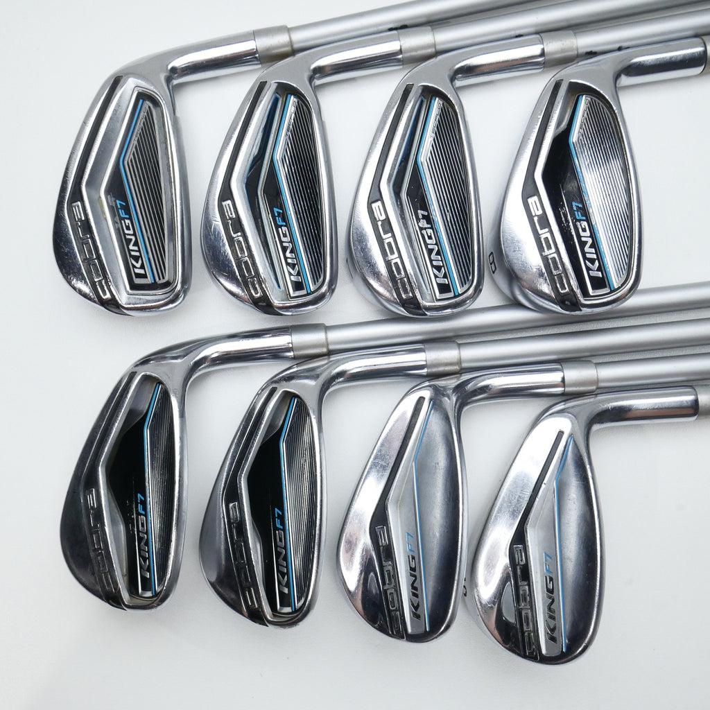 Used Cobra King F7 Ladies Iron Set / 5 - SW + GW / Ladies Flex