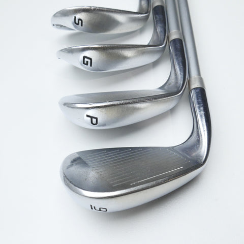 Used Cobra King F7 Ladies Iron Set / 5 - SW + GW / Ladies Flex