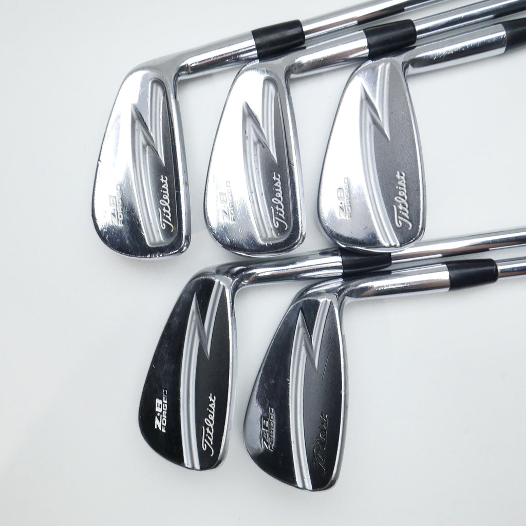 Used Titleist ZB Forged Iron Set / 6 - PW / Stiff Flex