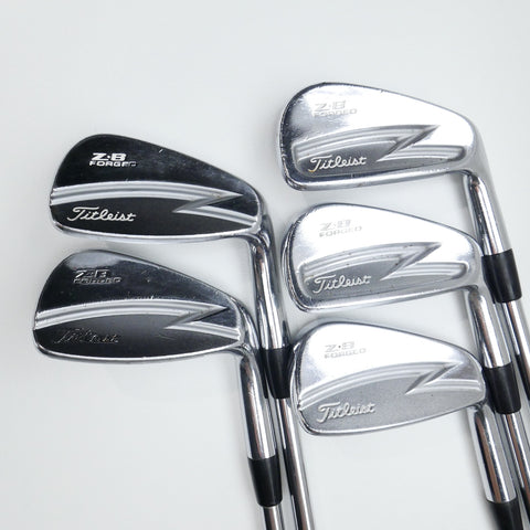 Used Titleist ZB Forged Iron Set / 6 - PW / Stiff Flex