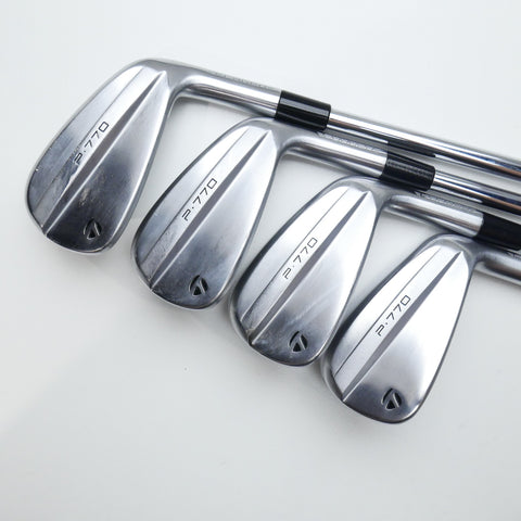 Used TaylorMade P770 2024 Iron Set / 4 - PW + AW / X-Stiff Flex
