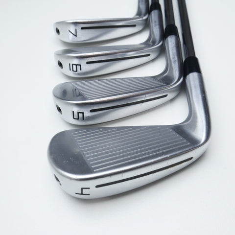 Used TaylorMade P770 2024 Iron Set / 4 - PW + AW / X-Stiff Flex
