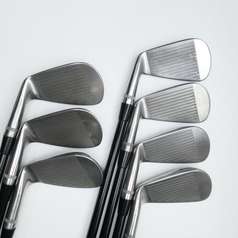 Used TOUR ISSUE Callaway Apex MB 24 Raw Iron Set / 4 - PW / TX Flex