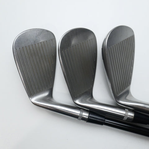 Used TOUR ISSUE Callaway Apex MB 24 Raw Iron Set / 4 - PW / TX Flex