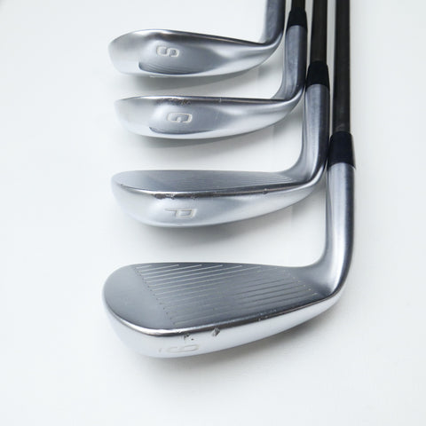 Used Mizuno JPX 923 Hot Metal HL Iron Set / 5 - PW + GW / Regular Flex