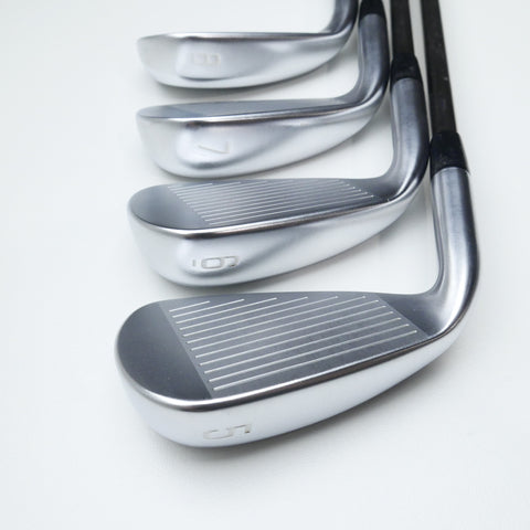 Used Mizuno JPX 923 Hot Metal HL Iron Set / 5 - PW + GW / Regular Flex