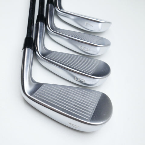 Used Mizuno JPX 923 Forged Iron Set / 4 - PW / Stiff Flex / Left-Handed