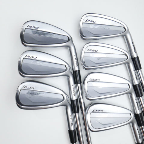 Used Ping i230 Iron Set / 4 - PW / Stiff Flex