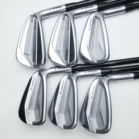 Used Ping i240 & Blueprint S Combo Iron Set / 5 - PW / TX Flex