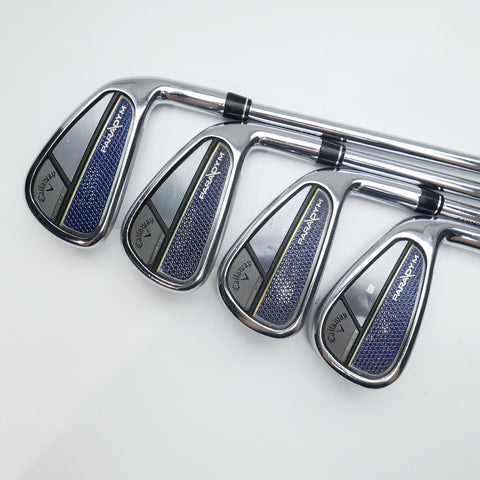 Used Callaway Paradym Iron Set / 5 - PW + AW / Stiff Flex