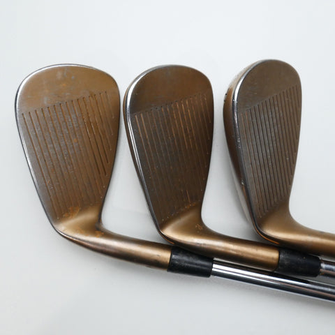 Used Cobra King Forged Tec Copper Iron Set / 4 - PW / Stiff Flex