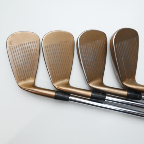 Used Cobra King Forged Tec Copper Iron Set / 4 - PW / Stiff Flex