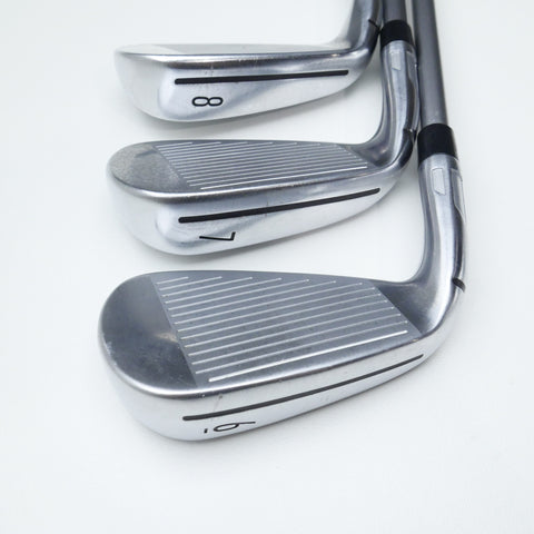 Used TaylorMade Qi Iron Set / 6 - PW + AW / A Flex