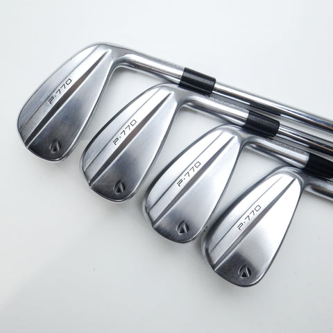 Used TaylorMade P770 2024 Iron Set / 4 - PW + GW / Stiff Flex
