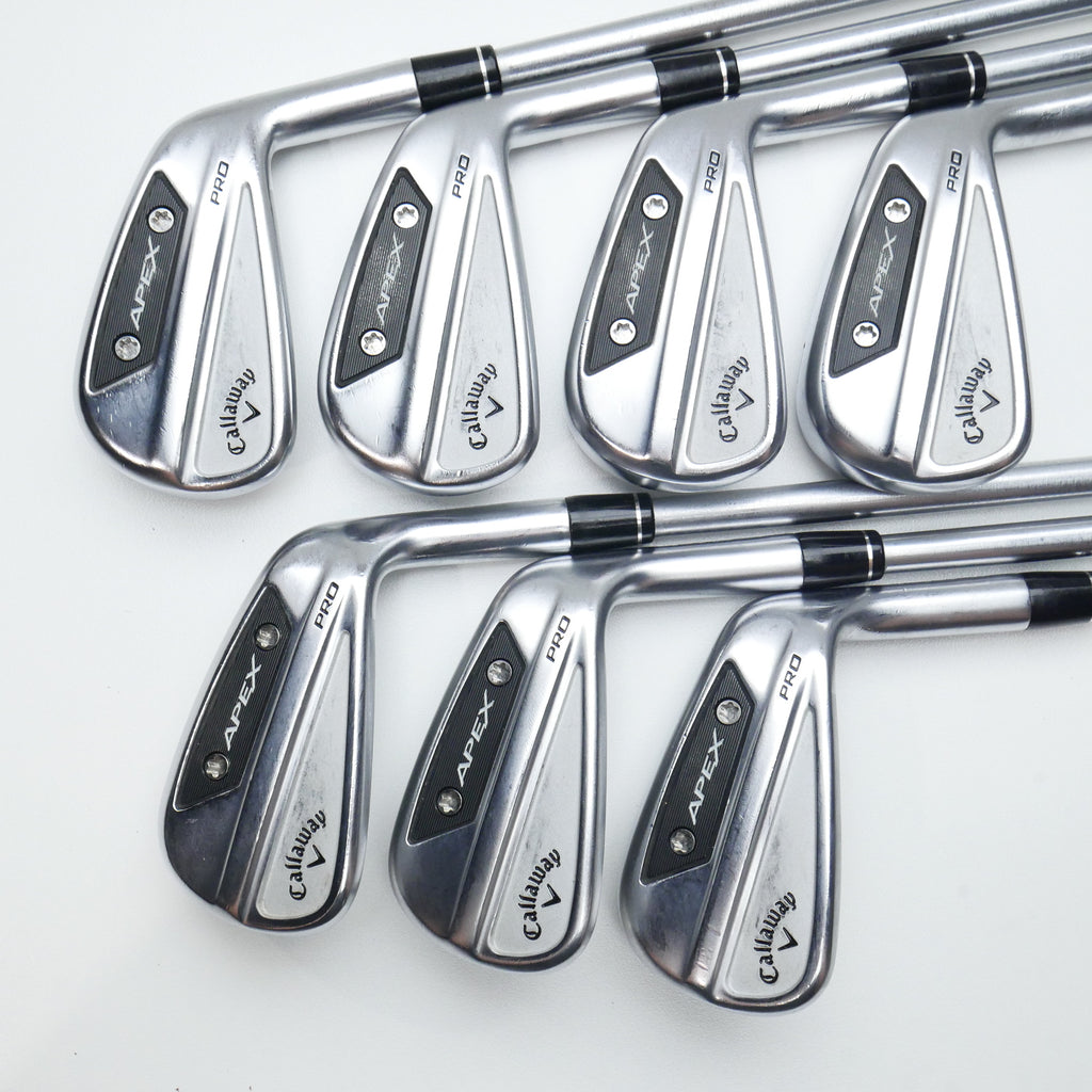 Used Callaway Apex Pro 24 Iron Set / 4 - PW / Stiff Flex