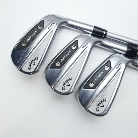 Used Callaway Apex Pro 24 Iron Set / 4 - PW / Stiff Flex