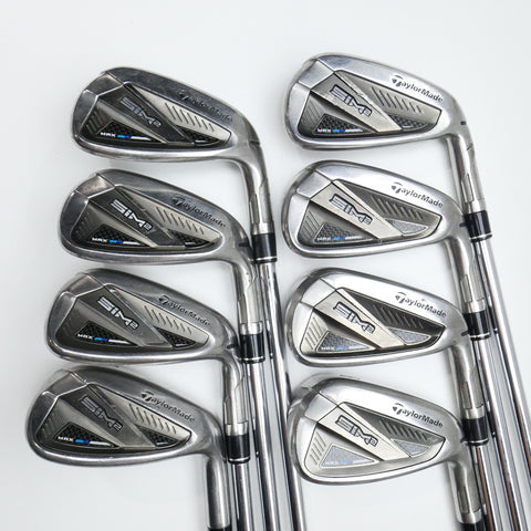 Used TaylorMade Sim2 Max Iron Set / 5 - SW + AW / Stiff Flex