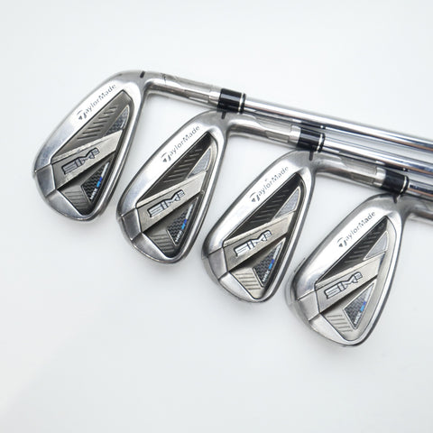 Used TaylorMade Sim2 Max Iron Set / 5 - SW + AW / Stiff Flex