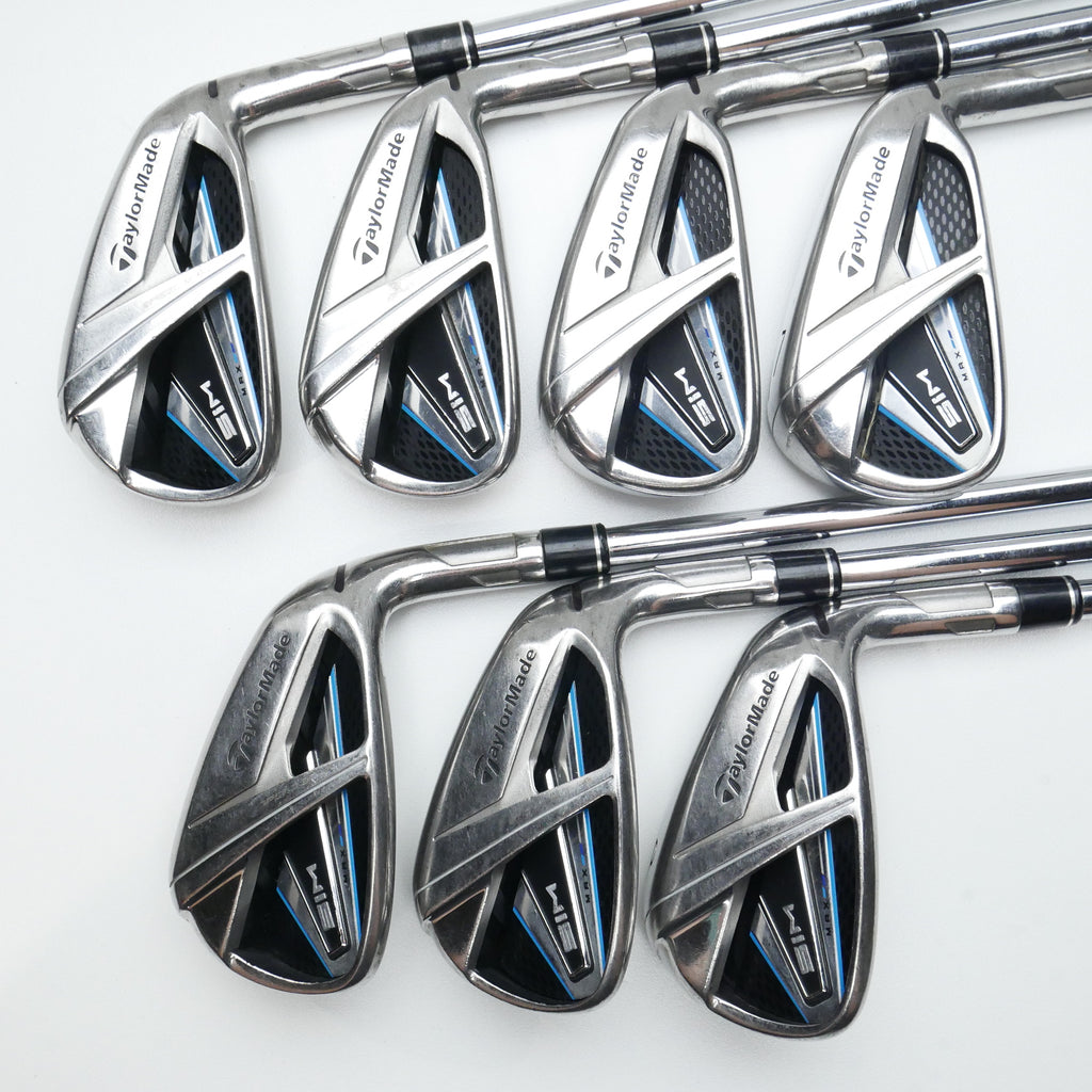 Used TaylorMade SIM Max Iron Set / 4 - PW / Regular Flex