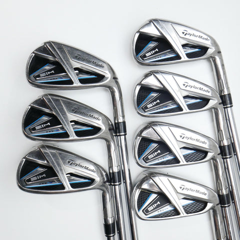 Used TaylorMade SIM Max Iron Set / 4 - PW / Regular Flex