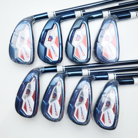 NEW Wilson D300 Limited Edition PVD Blue Iron Set / 4 - PW + GW / Regular Flex