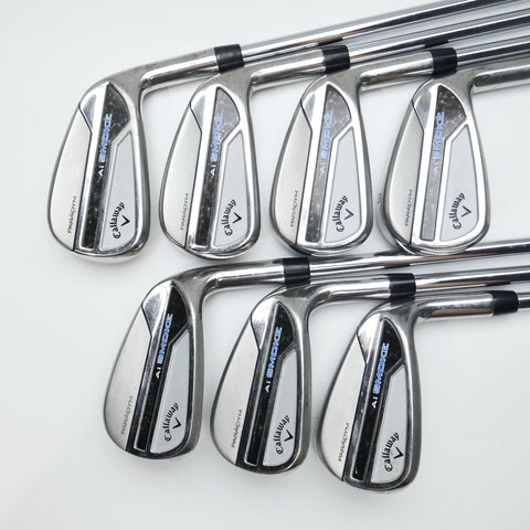 Used Callaway Paradym Ai Smoke Iron Set / 5 - PW + AW / Regular Flex