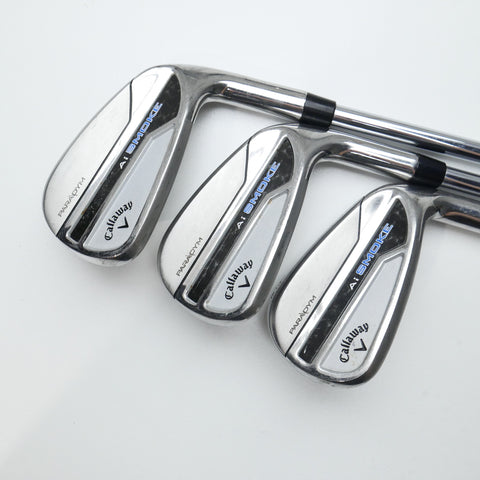 Used Callaway Paradym Ai Smoke Iron Set / 5 - PW + AW / Regular Flex
