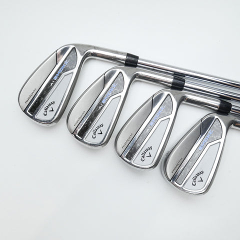 Used Callaway Paradym Ai Smoke Iron Set / 5 - PW + AW / Regular Flex