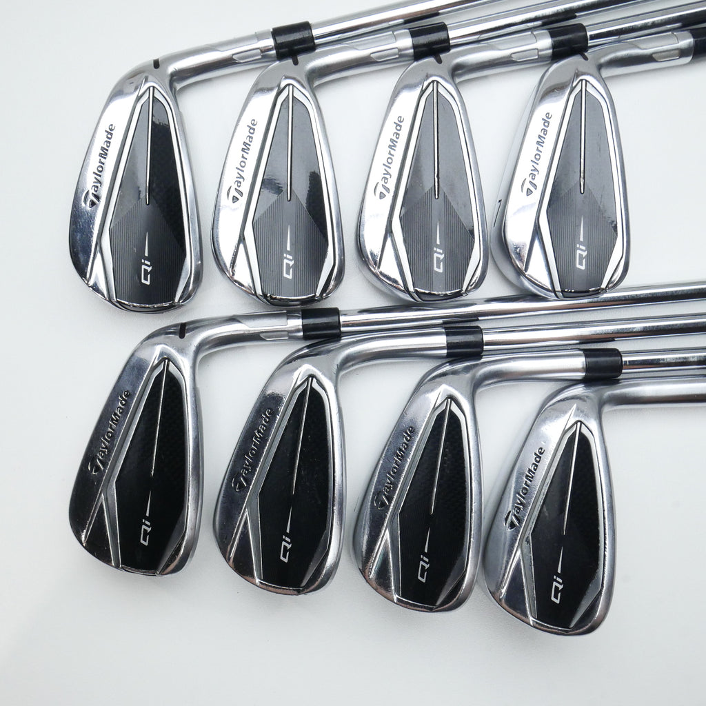 Used TaylorMade Qi Iron Set / 4 - PW + AW / Regular Flex