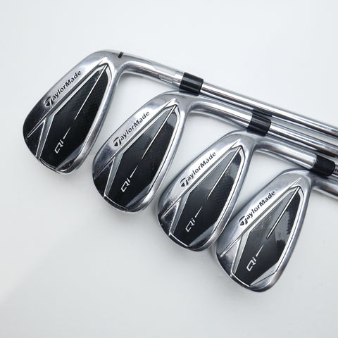Used TaylorMade Qi Iron Set / 4 - PW + AW / Regular Flex