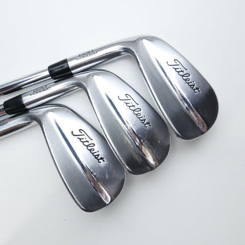 Used Titleist 620 MB Iron Set / 4 - PW / Stiff Flex / Left-Handed