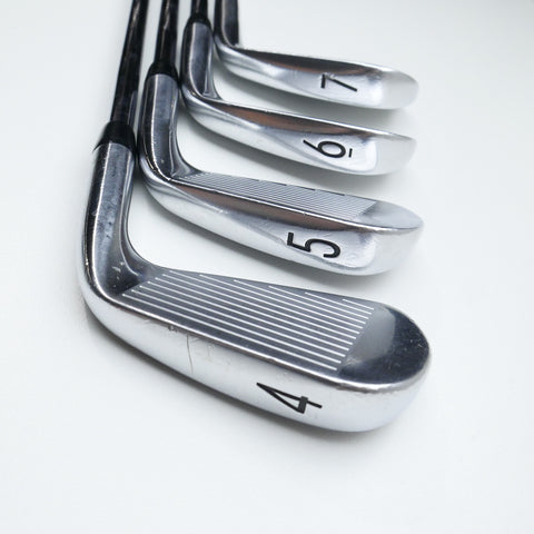 Used Titleist 620 MB Iron Set / 4 - PW / Stiff Flex / Left-Handed