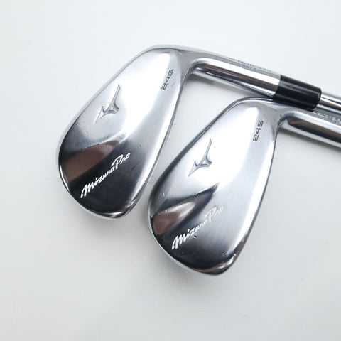 Used Mizuno Pro 245 Iron Set / 6 - PW / Regular Flex