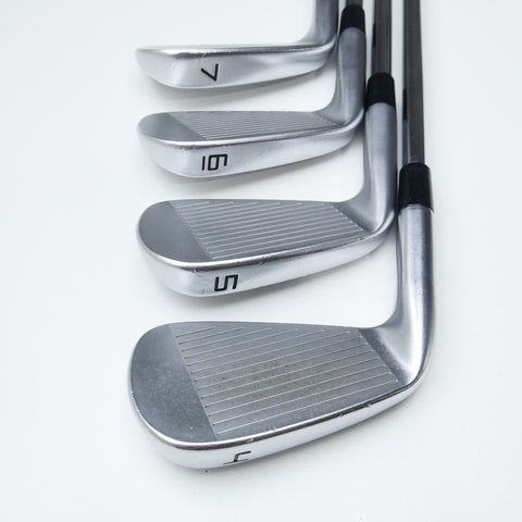 Used TaylorMade P7MC 2023 Iron Set / 4 - PW / Stiff Flex