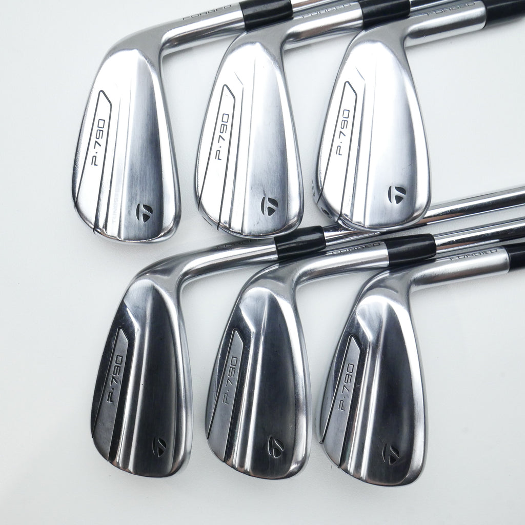 Used TaylorMade P790 2019 Iron Set / 6 - PW + AW / Stiff Flex