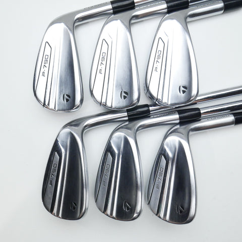 Used TaylorMade P790 2019 Iron Set / 6 - PW + AW / Stiff Flex
