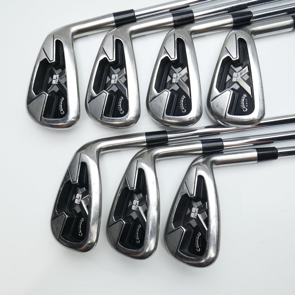 Used Callaway X-22 Tour Iron Set / 4 - PW / Stiff Flex