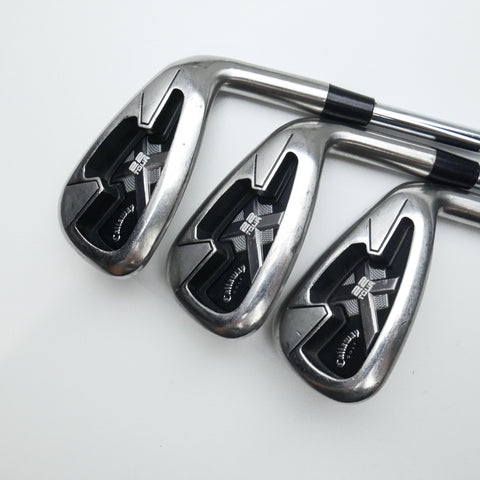 Used Callaway X-22 Tour Iron Set / 4 - PW / Stiff Flex