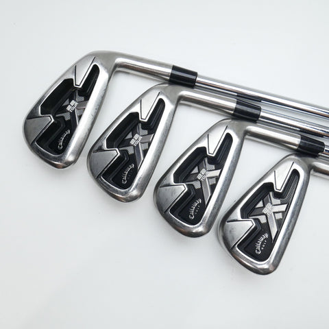 Used Callaway X-22 Tour Iron Set / 4 - PW / Stiff Flex
