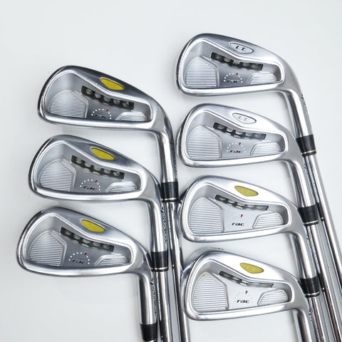 Used TaylorMade RAC LT II Iron Set / 3 - 9 IRON / Regular Flex