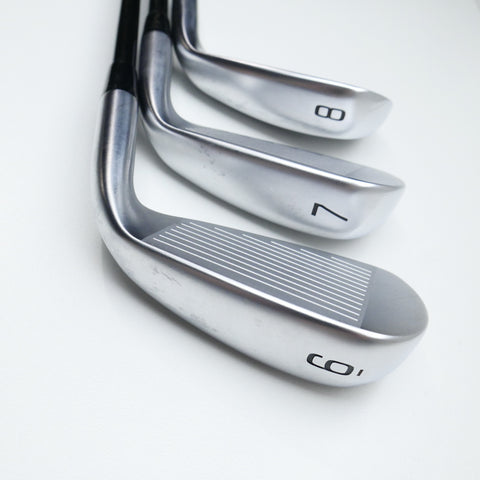 Used Mizuno JPX 925 Hot Metal Iron Set / 6 - PW + GW / Regular Flex / Left-Hand