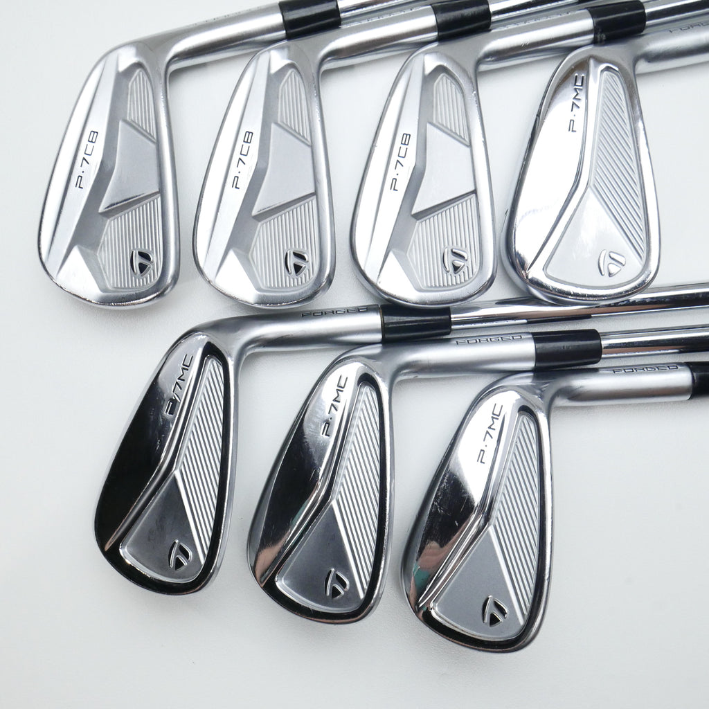 Used TaylorMade P7CB & P7MC '23 Iron Set / 4 - PW / X-Stiff Flex