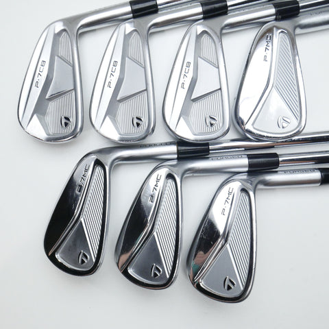 Used TaylorMade P7CB & P7MC '23 Iron Set / 4 - PW / X-Stiff Flex